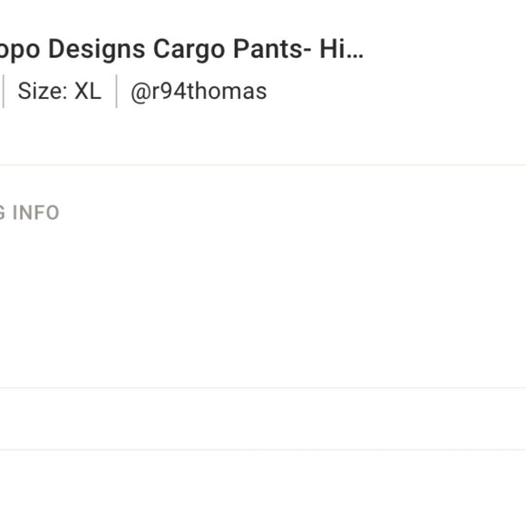 NWT- Topo Designs Cargo Pants- Hike/ Climb- Cargo Army Green- Men’s XL - Picture 7 of 7